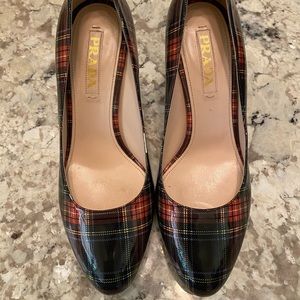 Plaid Prada Heels